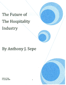 The Future of The Hospitality Industry