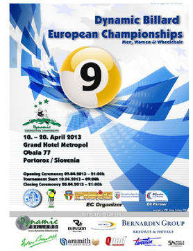 European Pool Championships 2013, Men, Women & Wheelchair