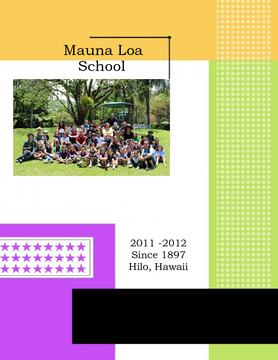 Mauna Loa School  2011-2012