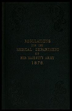 Regulations for the Medical Department, 1878