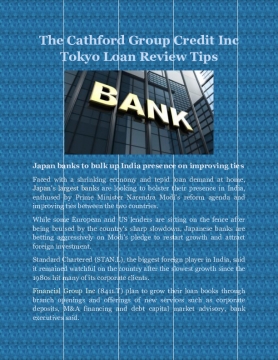 The Cathford Group Credit Inc Tokyo Loan Review Tips