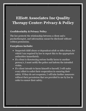 Elliott Associates Inc Quality Therapy Center