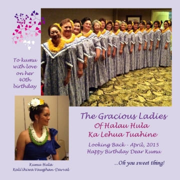The Gracious Ladies of Halau Hula Ka Lehua Tuahine