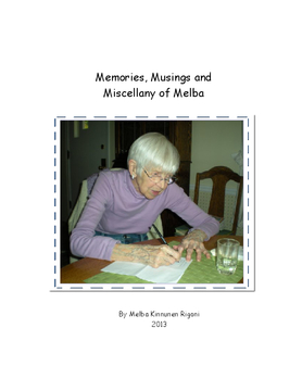 Memories, Musings and Miscellany of Melba