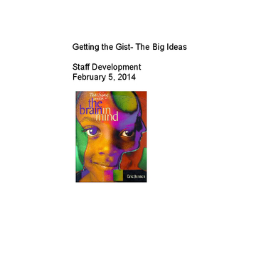 Getting the Gist- The Big Ideas of Eric Jensen