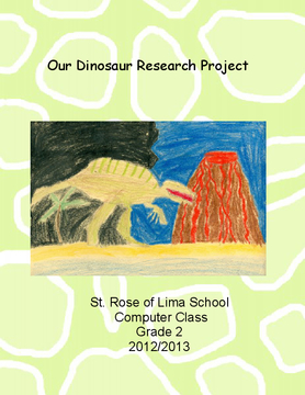 Our Dinosaur Research Project