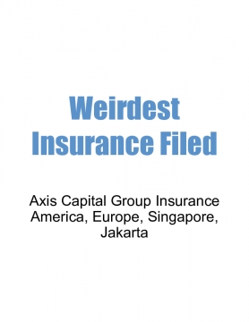 Weirdest Insurance Filed