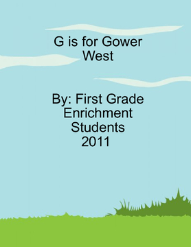 G is for Gower West