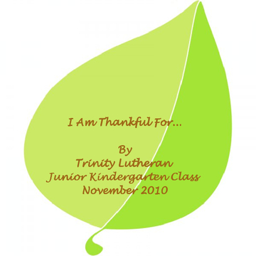 I Am Thankful For...