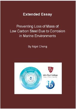 Preventing Loss of Mass of Low Carbon Steel Due to Corrosion in Marine Environments