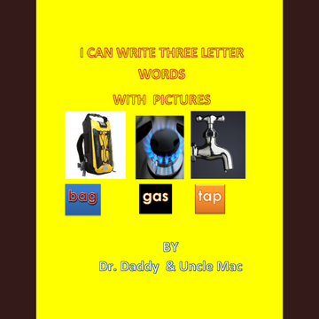 THREE LETTER WORDS WRITING BOOKS FOR KG-1