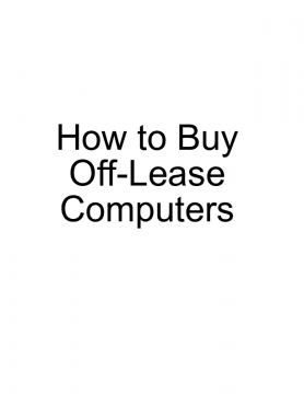 How to Buy Off-Lease Computers