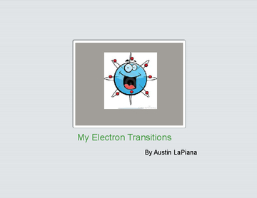 My Electron Transitions