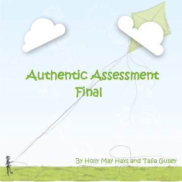 Authentic Assessment Final