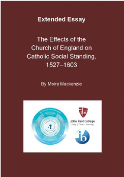 The Effects of the Church of England on Catholic Social Standing, 1527-1603