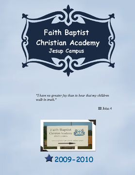 Faith Baptist Christian Academy-Jesup campus