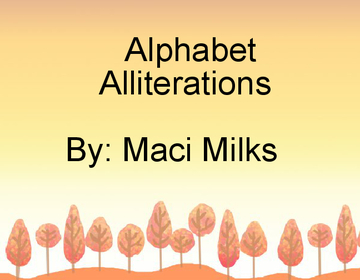 Alphabet Alliterations