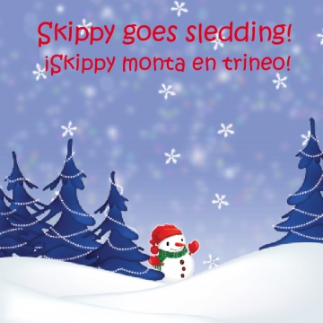 Skippy goes Sledding!