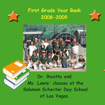 2008-2009 First Grade Class
