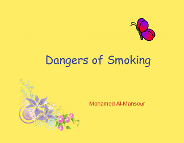 Dangers of Smoking 2nd edition