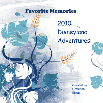 2010 Disneyland Adventures