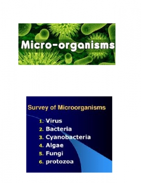Micro-organisams