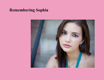 Remembering Sophia