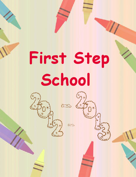 First Step School Yearbook 2012-2013