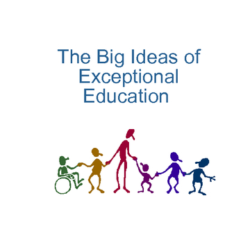 The Big Ideas of Exceptional Education