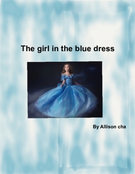 The girl in the blue dress