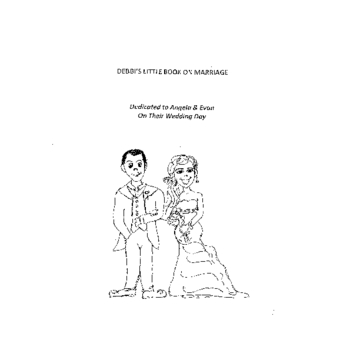 DEBBI'S LITTLE BOOK ON MARRIAGE