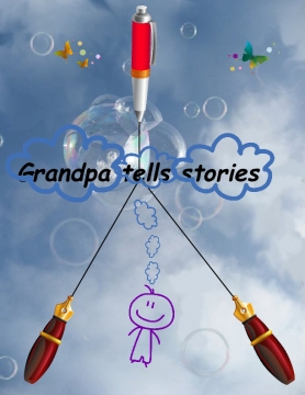 Grandpa tells stories