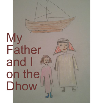 My Father and I on the Dhow