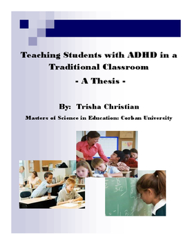 Teaching Students with ADHD in a Traditional Classroom