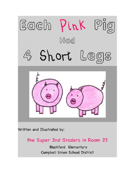 Each Pink Pig had 4 Short Legs