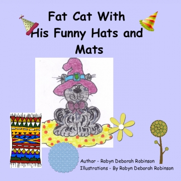 Fat Cat With His Funny Hats and Mats
