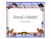 Animal’s Habitats abc ebook