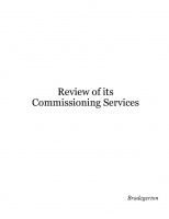 Review of its Commissioning Services