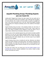Asquith Plumbing Group Plumbing Experts