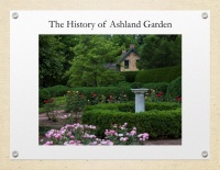 History of Ashland Garden BOOK Oct 2017