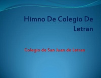 Himno De Colegio De Letran