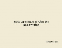 Jesus Appearances After the Resurrection