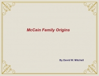 McCain Family Origins