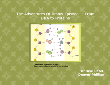The Adventures of Dhruvil And Denver Episode 1: From DNA to Proteins