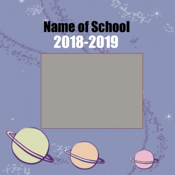8.5 x 8.5 Yearbook Template