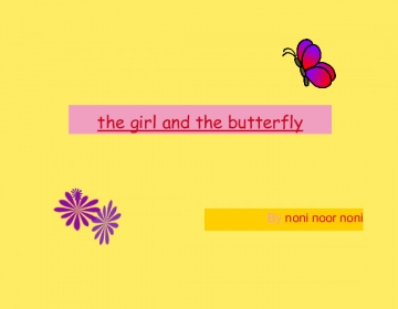 the girl and the butterfly