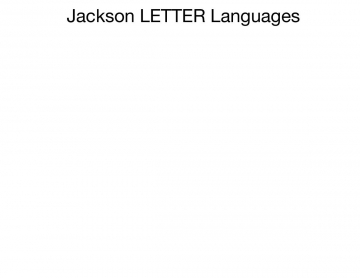 Jackson LETTER Language