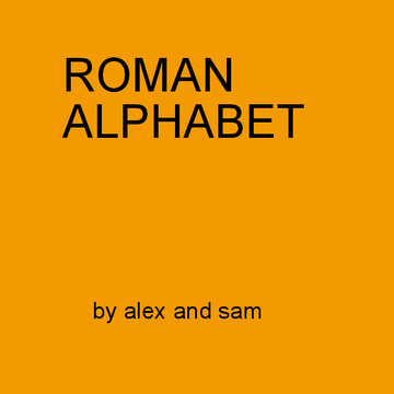 roman alphabt