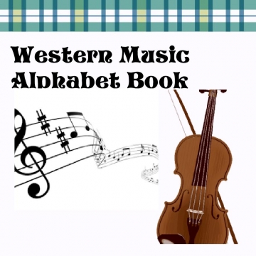 Western Music Alphabet Book