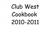 Club West Cookbook 2010-2011